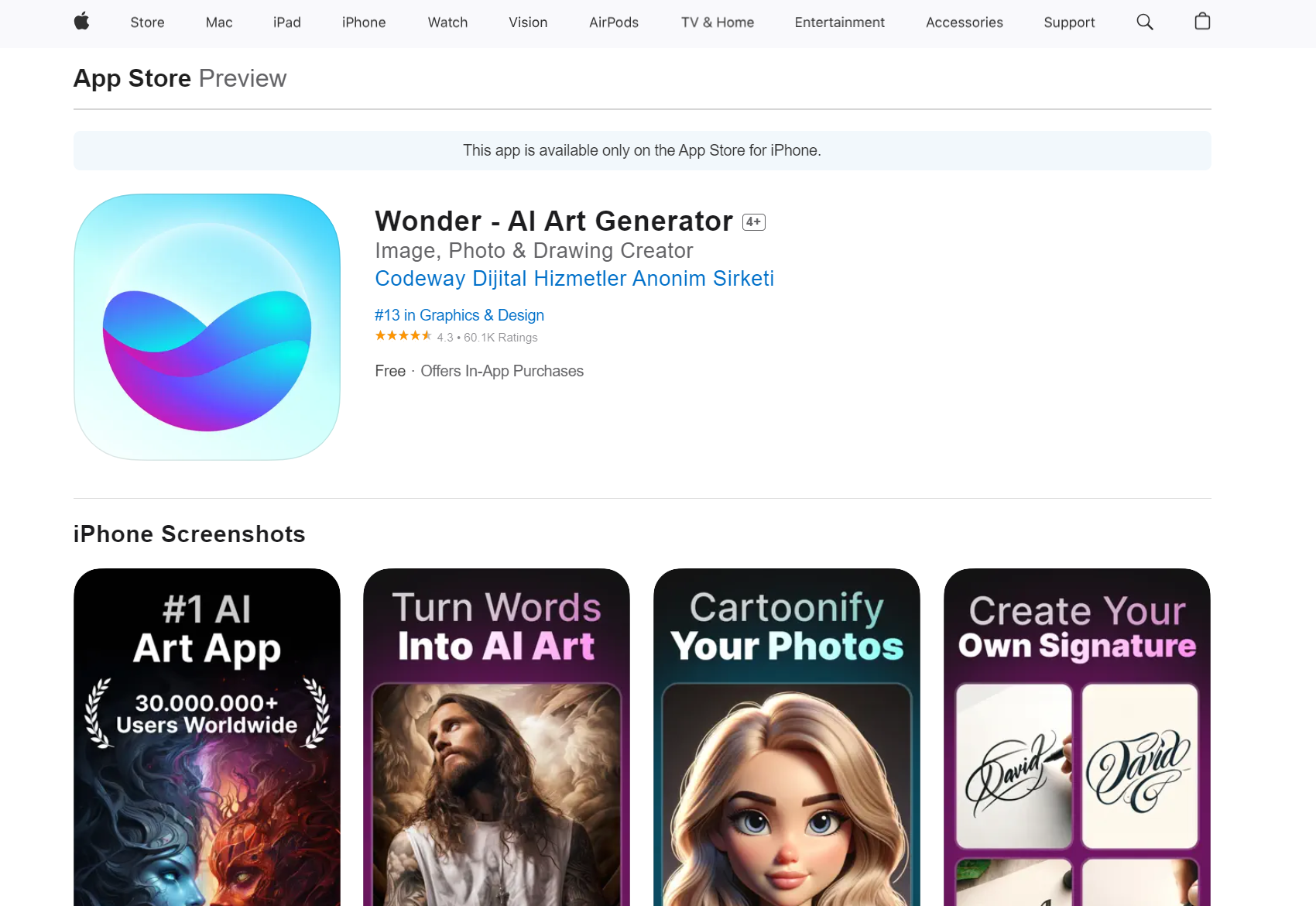 wonder app on the app store