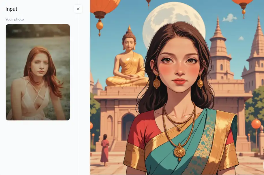 filter from a1.art which is called girl avatar