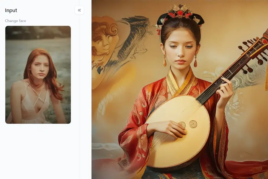 filter from a1.art which is called great buddha temple mural girl