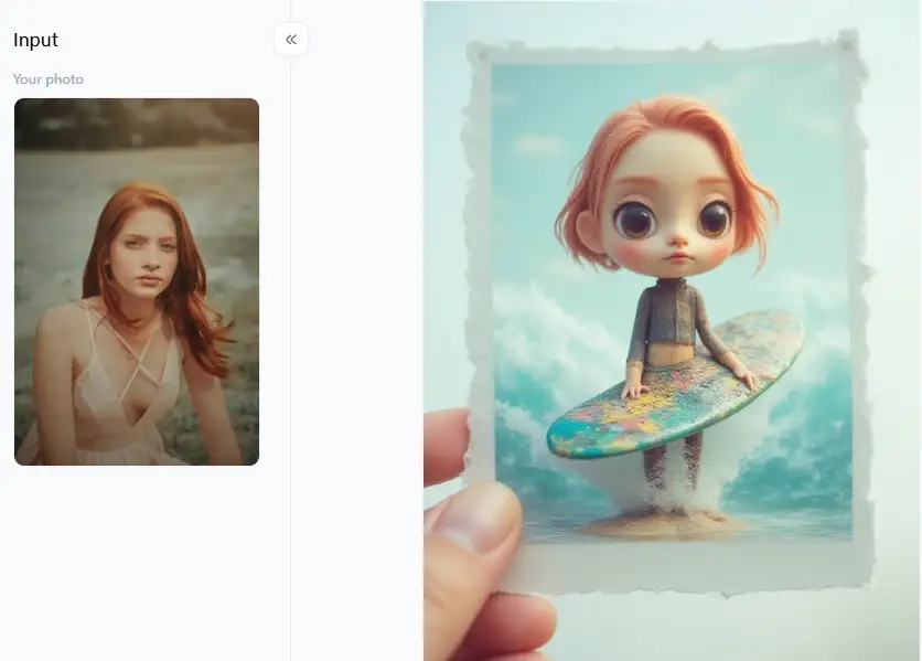 filter from a1.art which is called 3d polaroid surfing