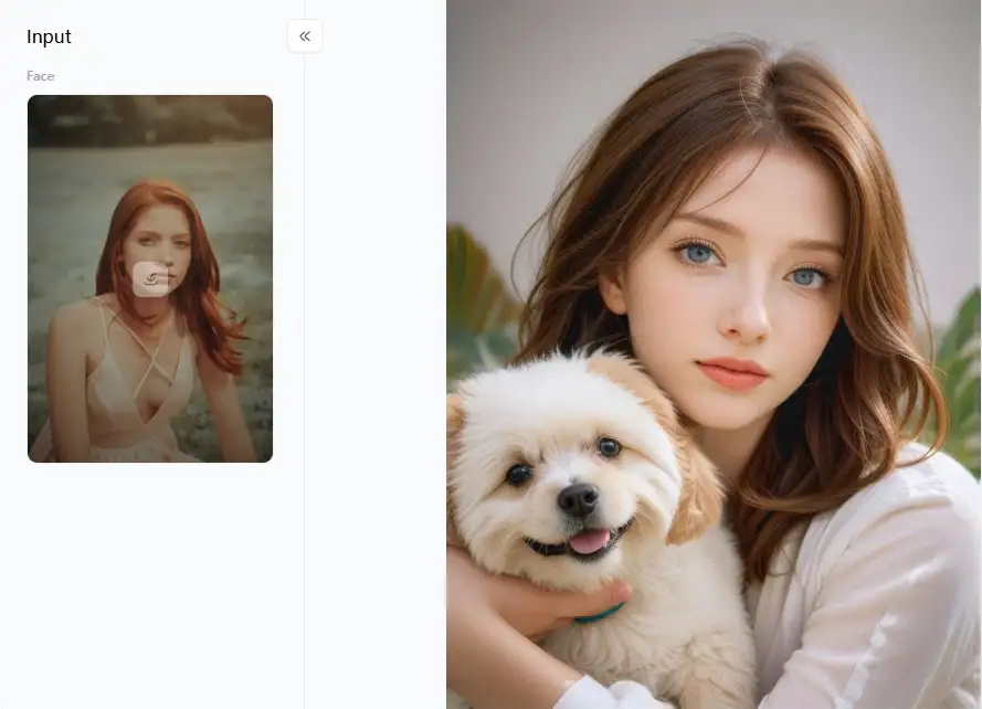 filter from a1.art which is called beauty and cute dog