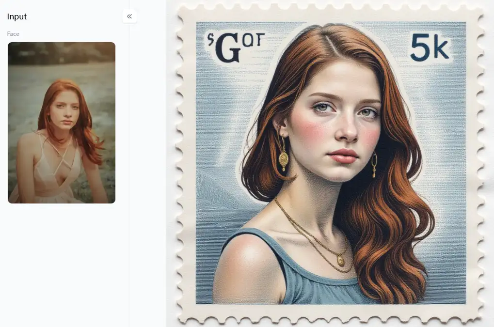 filter from a1.art which is called the stamp on the love letter