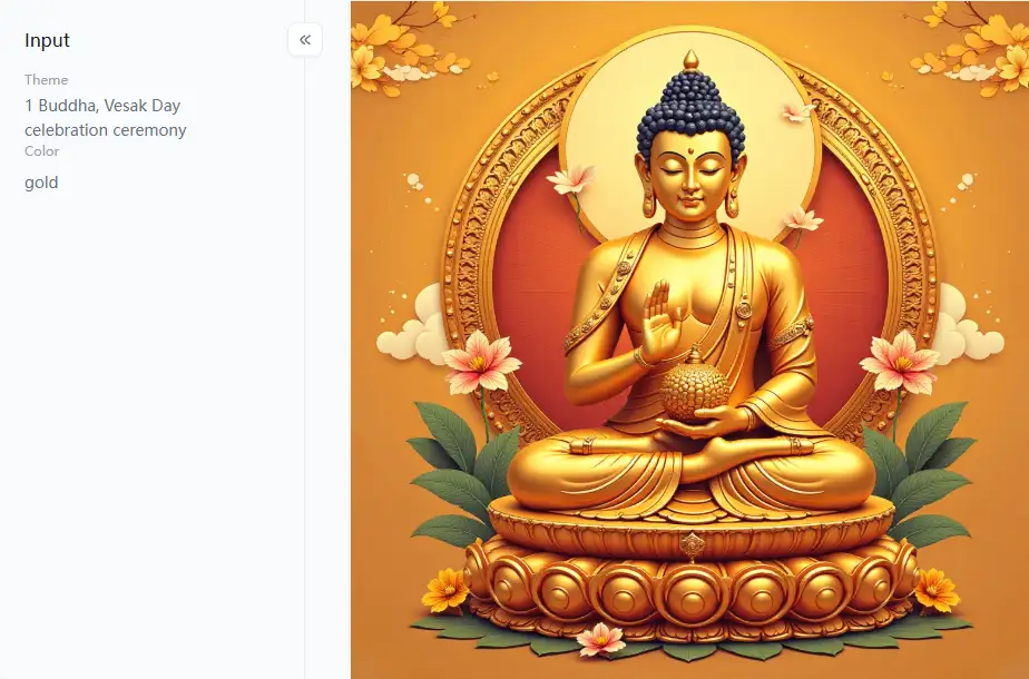filter from a1.art which is called buddha wallpaper maker
