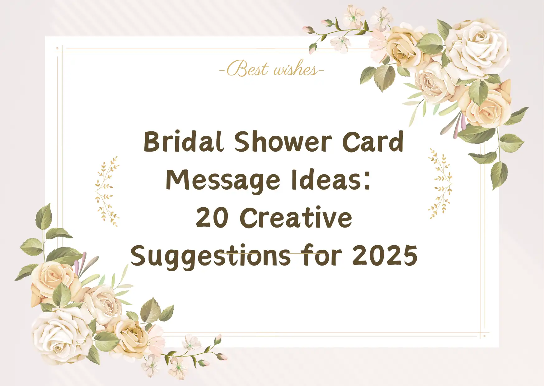 Bridal Shower Card Message Ideas: 20 Creative Suggestions for 2025 blessing card