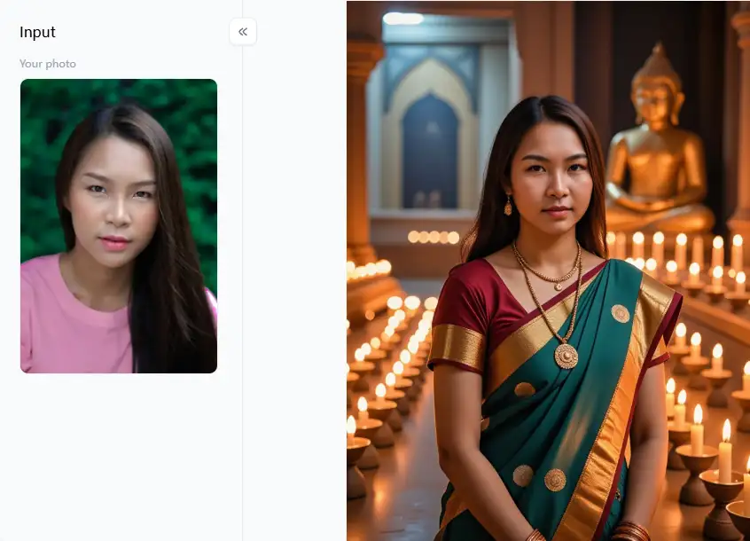 filter from a1.art which is called lamp lighting ceremony