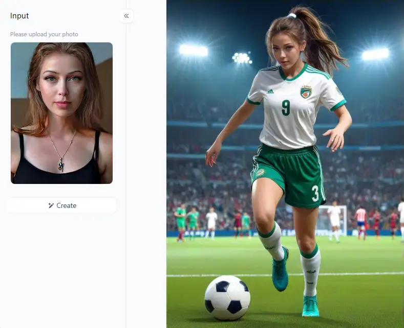 app from a1.art which is called football girl