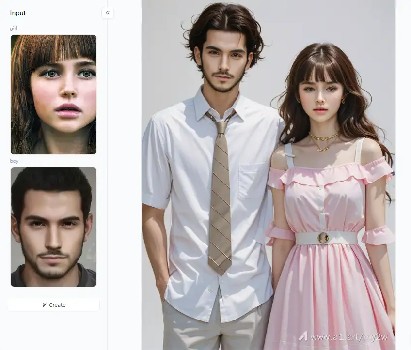 app from a1.art which is called campus romantic couple style