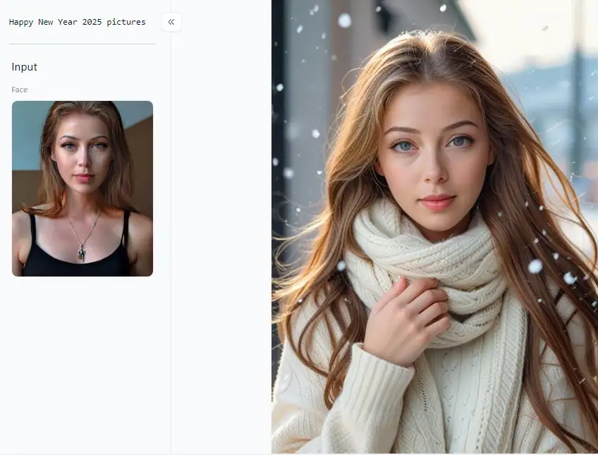 app from a1.art which is called winter sweet girl