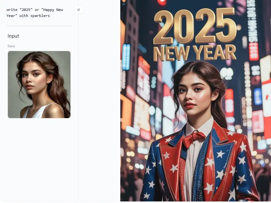 app from a1.art which is called americans celebrate new year 2025