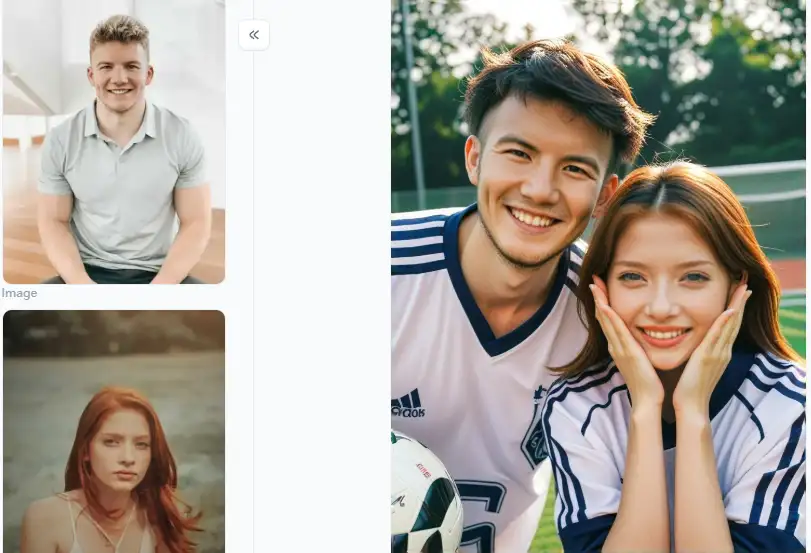 filter from a1.art which is called football couple photo filter from a1.art which is called football couple photo