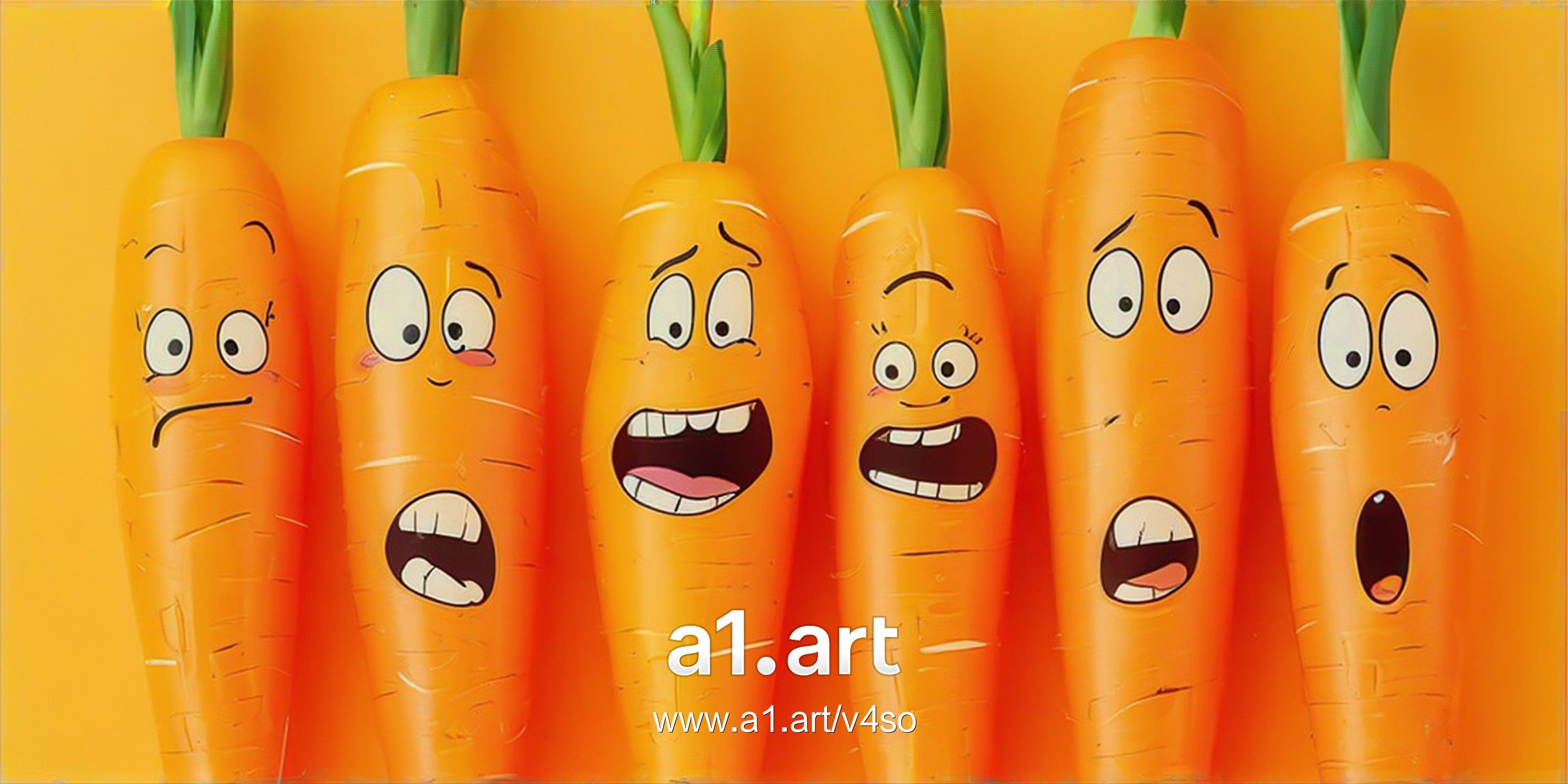 animated carrot faces