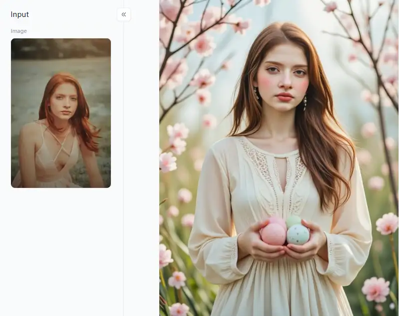 app from a1.art which is called easter portrait