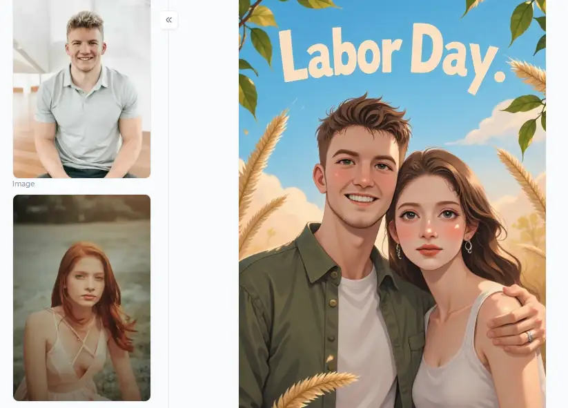 filter from a1.art which is called labor day couple painting