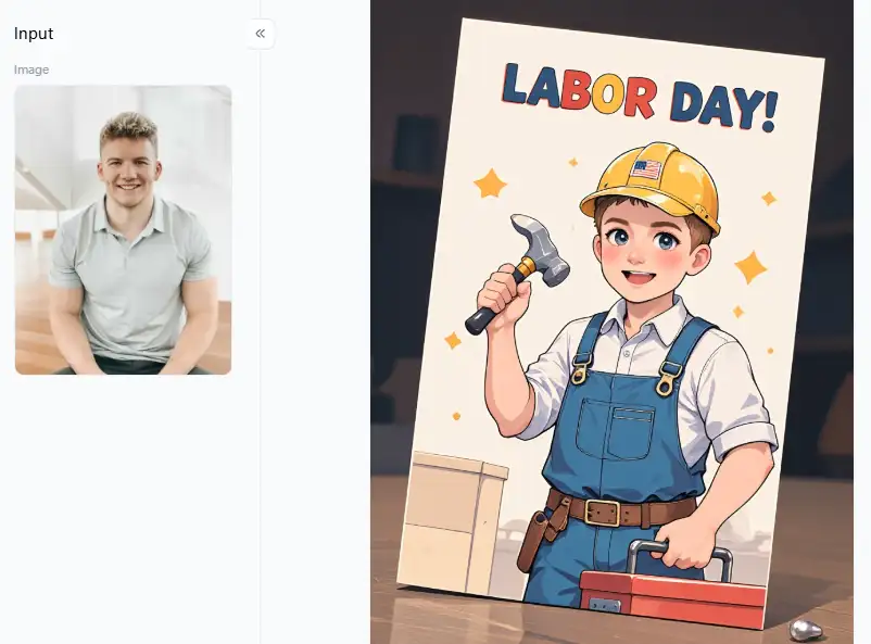 filter from a1.art which is called labor day animation worker card