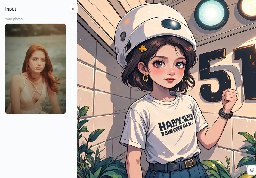 filter from a1.art which is called labor day avatar