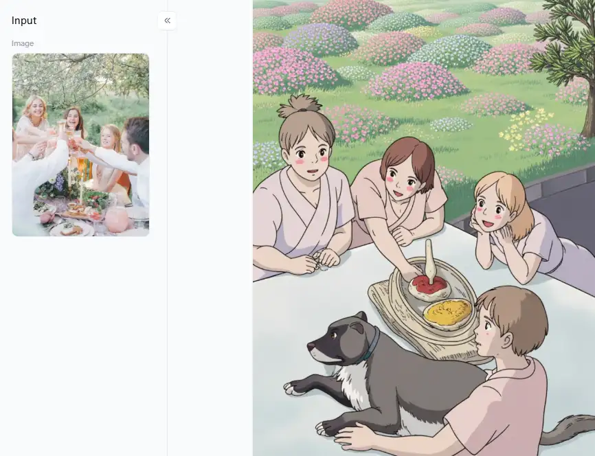 filter from a1.art which is called ghibli image generator group filter