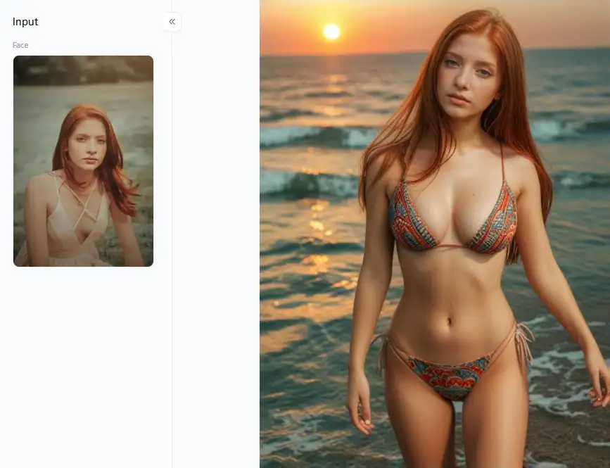 filter from a1.art which is called beautiful swimsuit