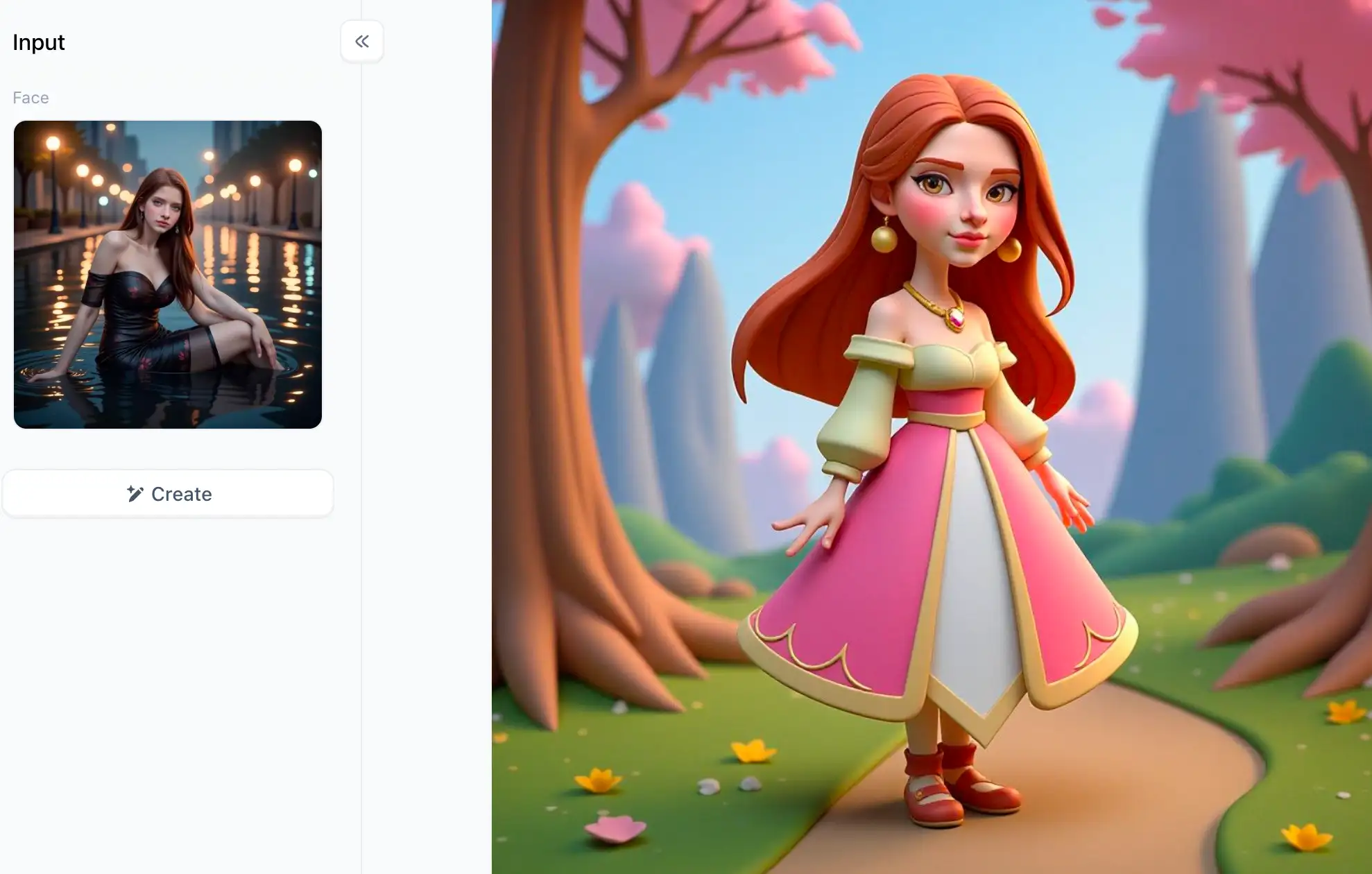 app from a1.art which is called 3D Cartoon You
