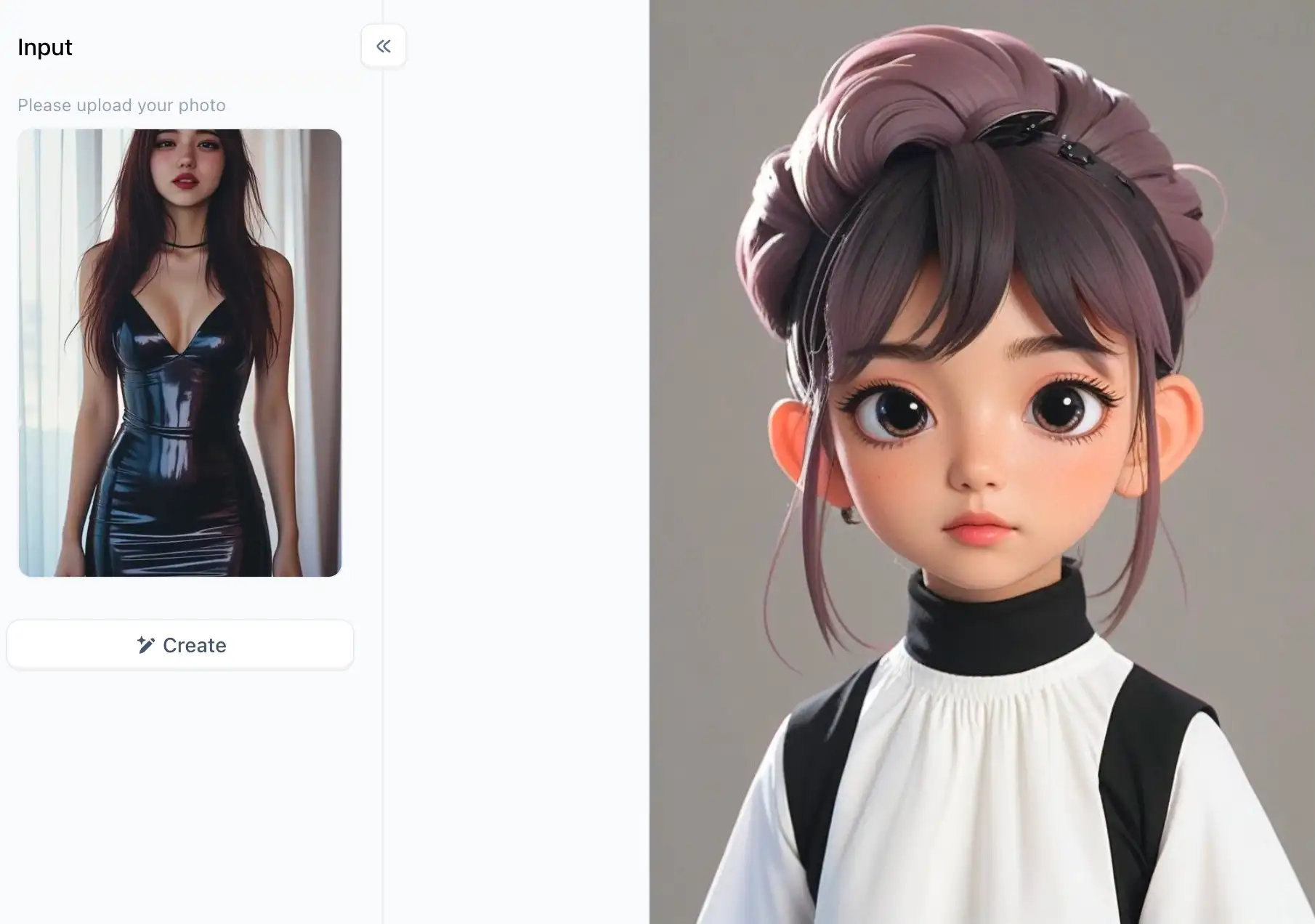 app from a1.art which is called c3D avatar