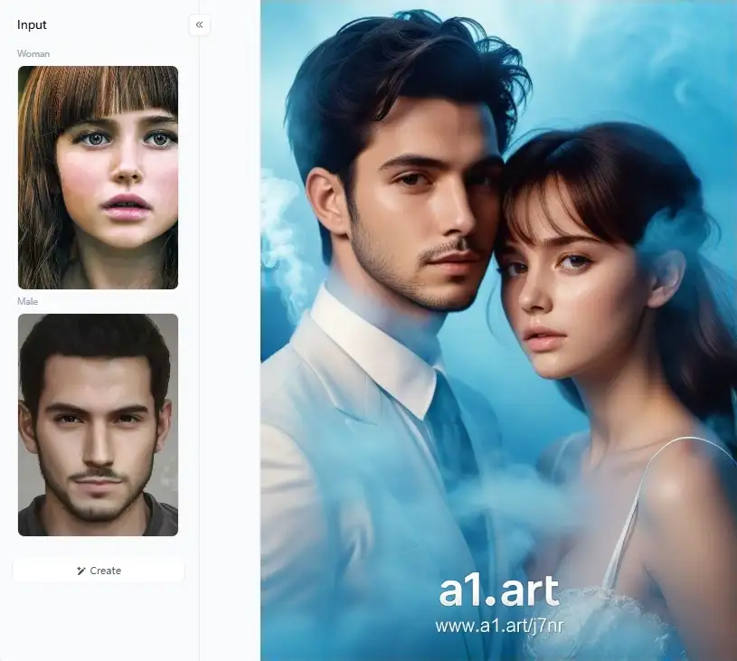 app from a1.art which is called couple photos