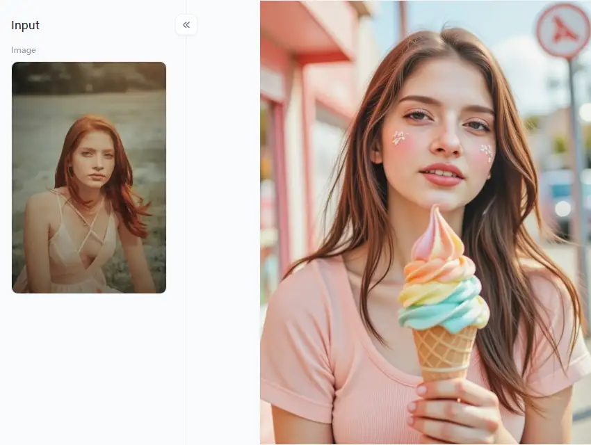 filter from a1.art which is called summer vibe ice cream