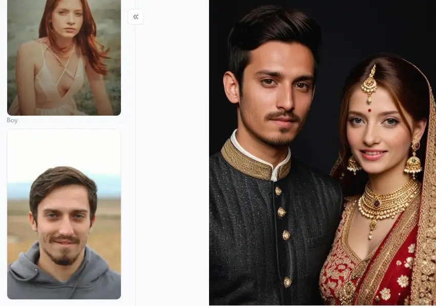 filter from a1.art which is called india wedding photo