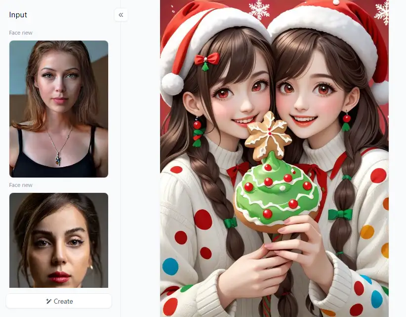 app from a1.art which is called christmas group photos of good friends