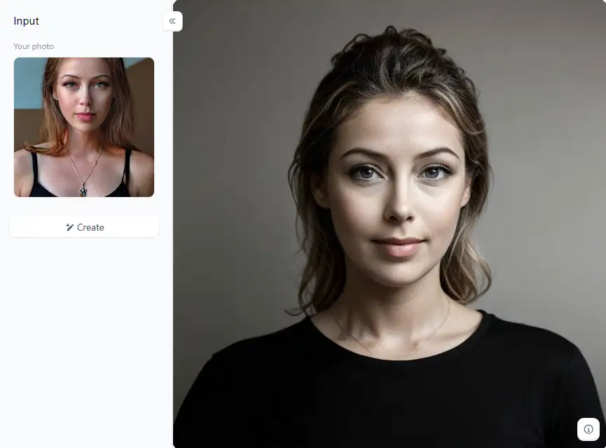 app from a1.art which is called linkedin professional photo
