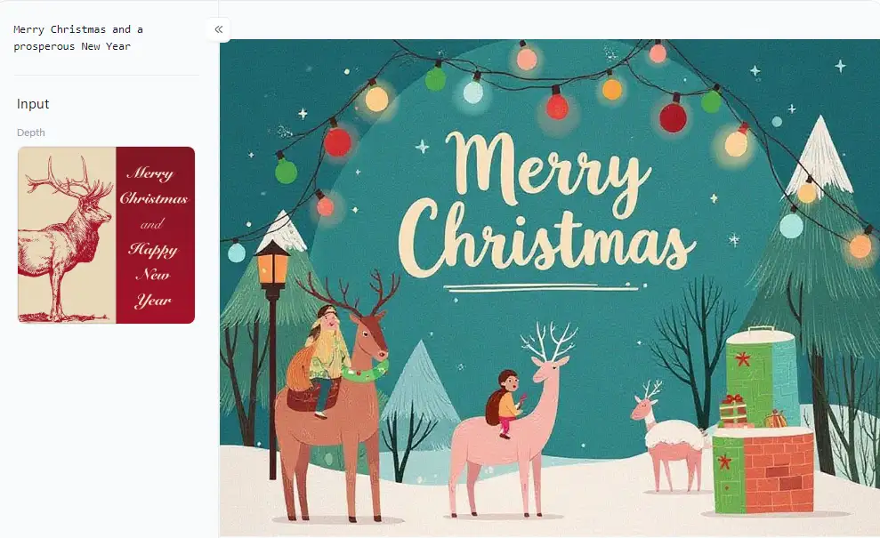 app from a1.art which is called the christmas card