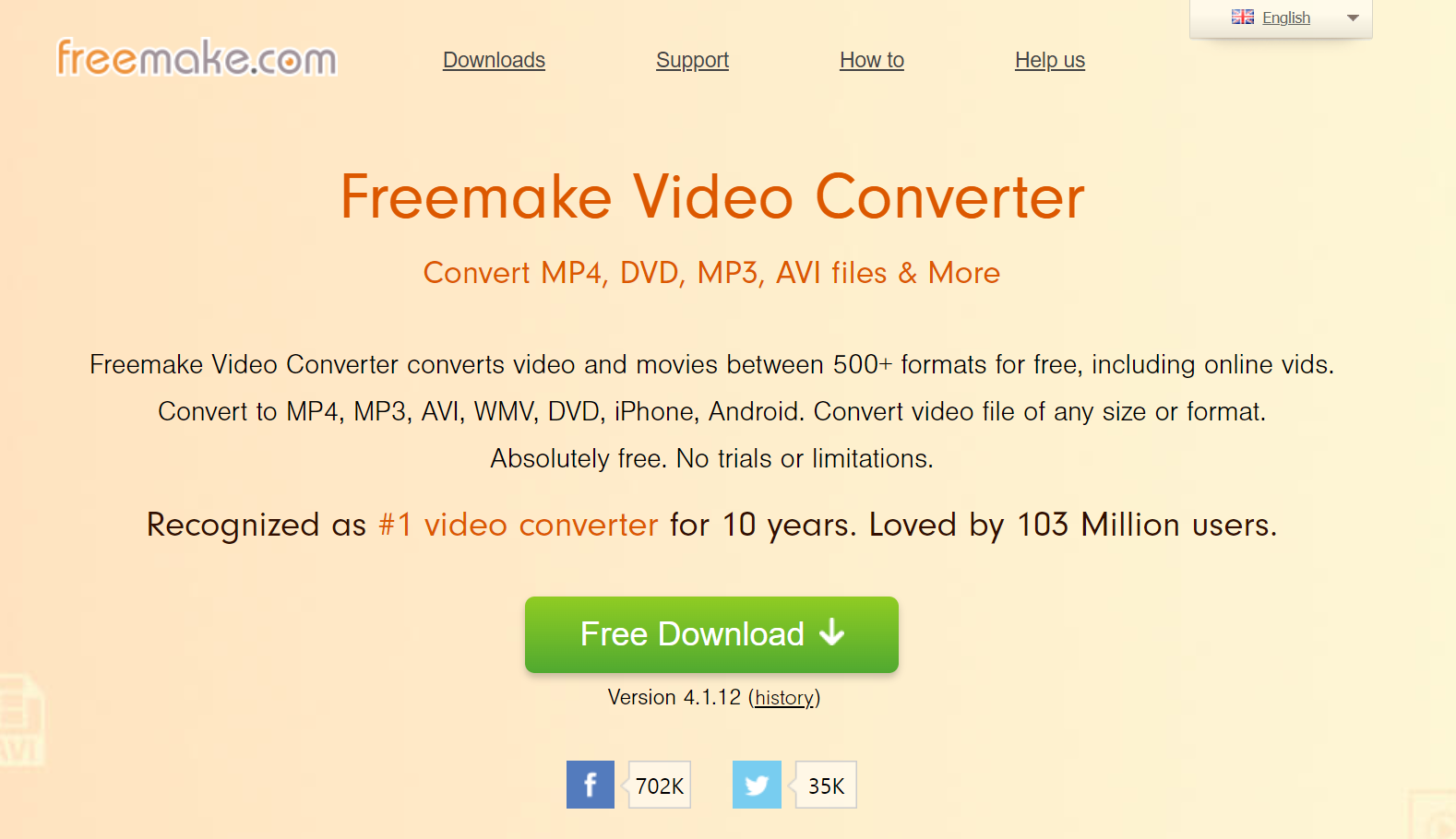 freemake video converter download page