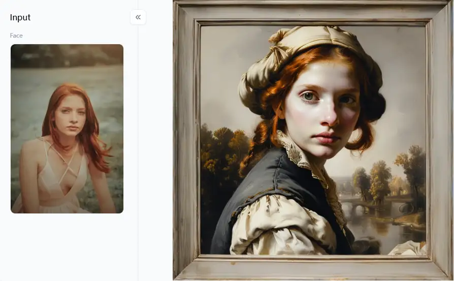 filter from a1.art which is called rembrandt style art photos