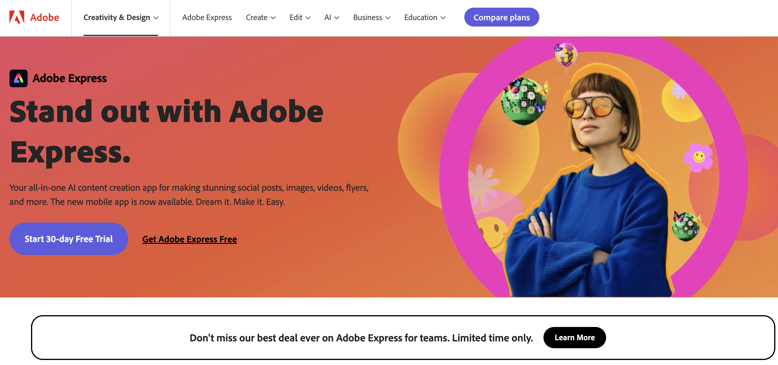 Adobe Expressの画像