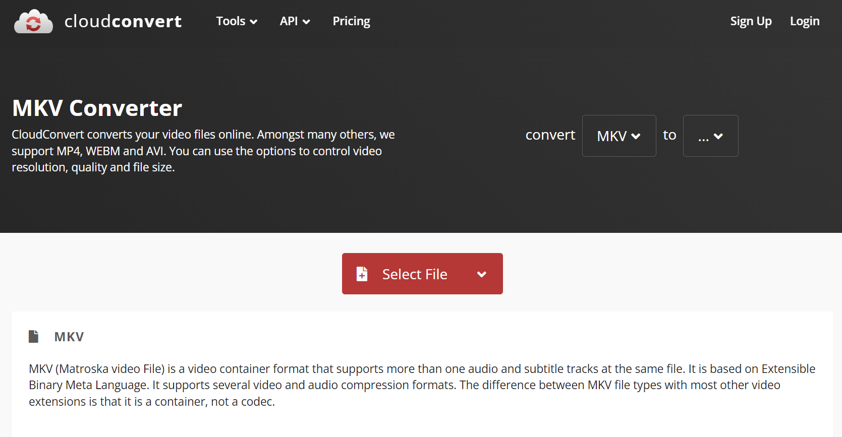 Mkv converter