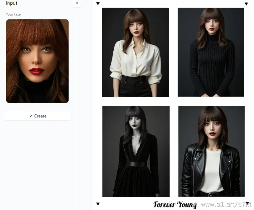app from a1.art which is called model photo