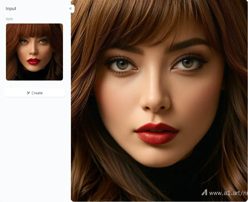 app from a1.art which is called face