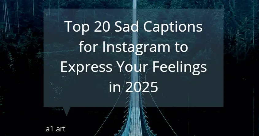 kurze traurige Bildunterschriften für Instagram