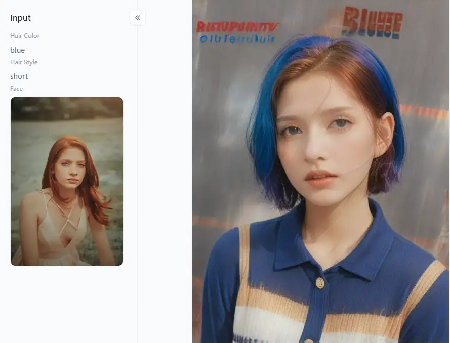 app from a1.art which is called hair color and style