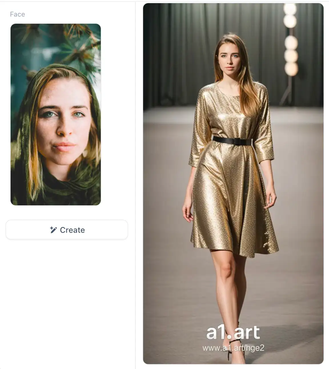 Supermodel-style app of a1.art Supermodel-style app of a1.art