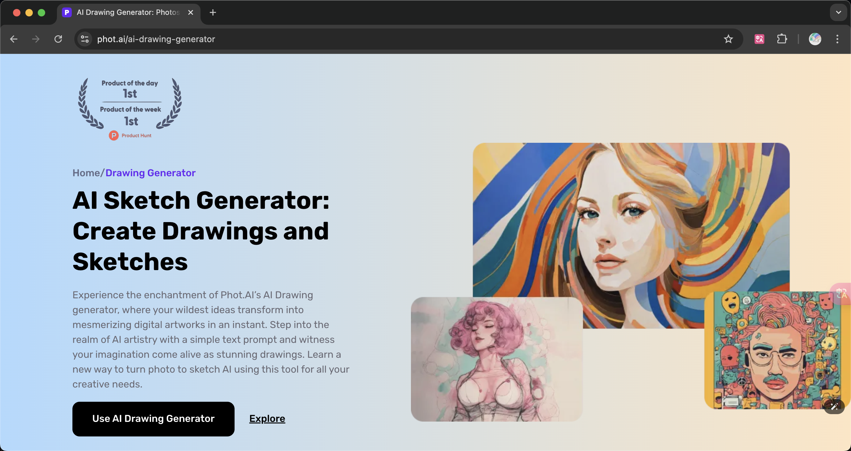 Al Sketch Generator: Create Drawings andSketches