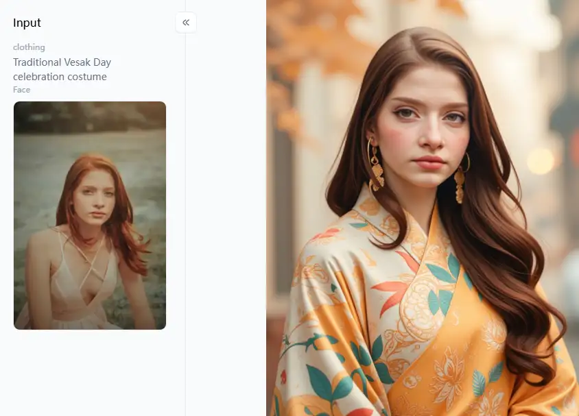 filter from a1.art which is called creative clothing generator