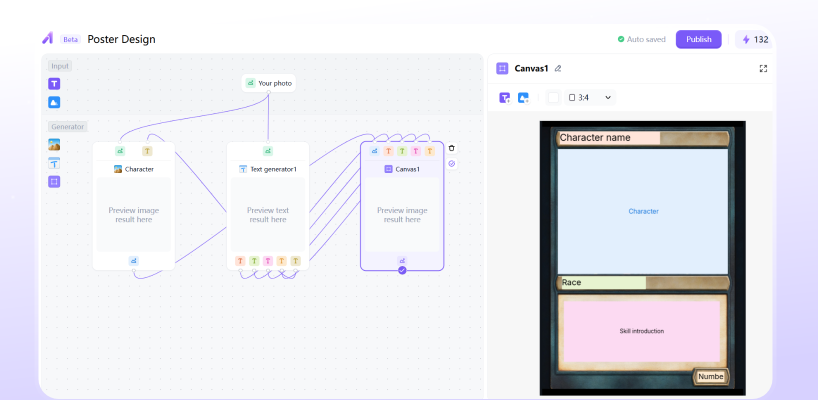 Message Flow Editor Canvas