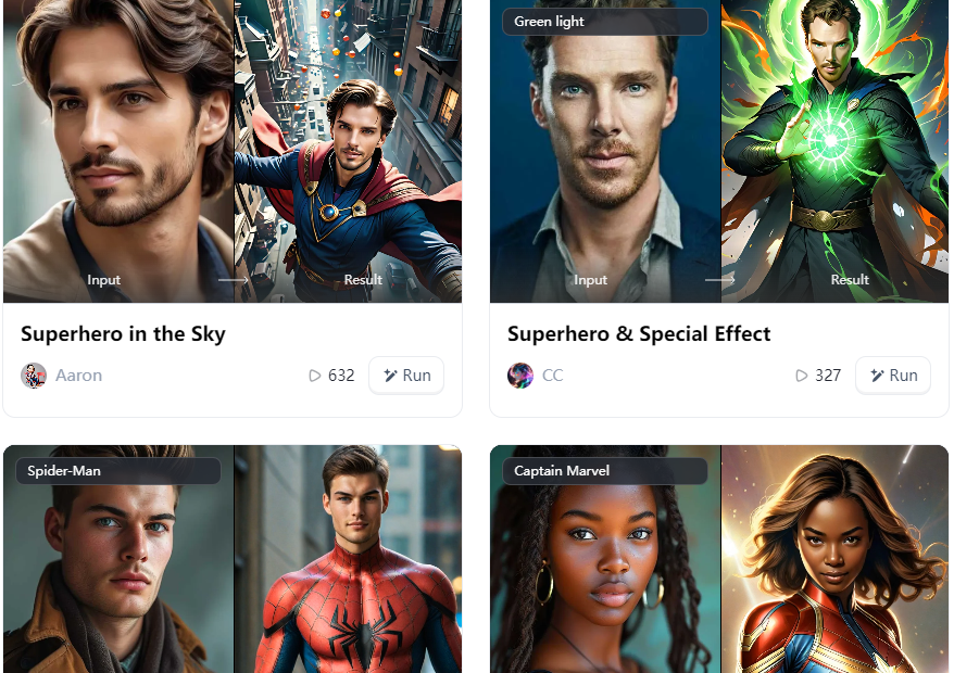 Create your fancy-style superhero dreams